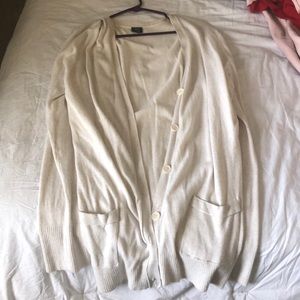 Creamish colored Cardigan!